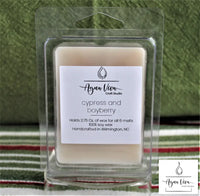 Cypress And Bayberry Wax Melts 100% Soy